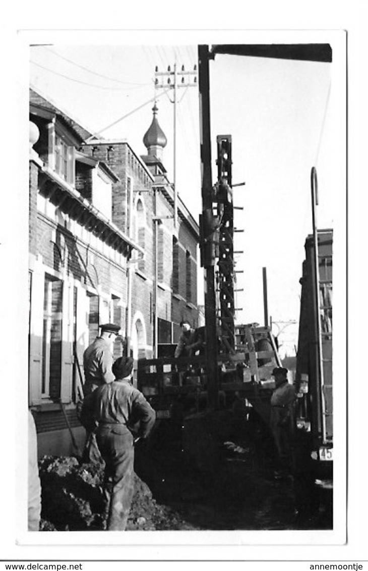 Westmalle - Verlegging Der Tramlijn 1951 - Fotokaart. - Malle