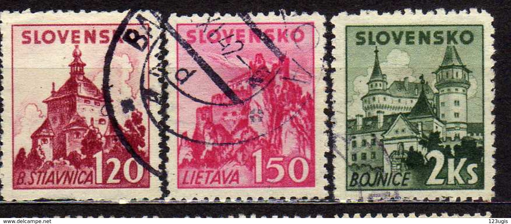 Slowakei / Slovakia, 1941, Mi 81-82; 84, Gestempelt  [060419XXV] - Oblitérés