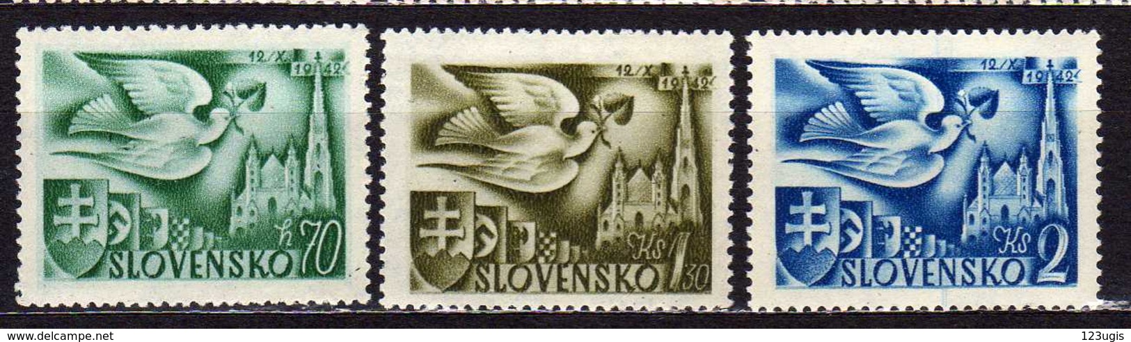 Slowakei / Slovakia, 1942, Mi 102-104 ** [060419XXV] - Nuevos