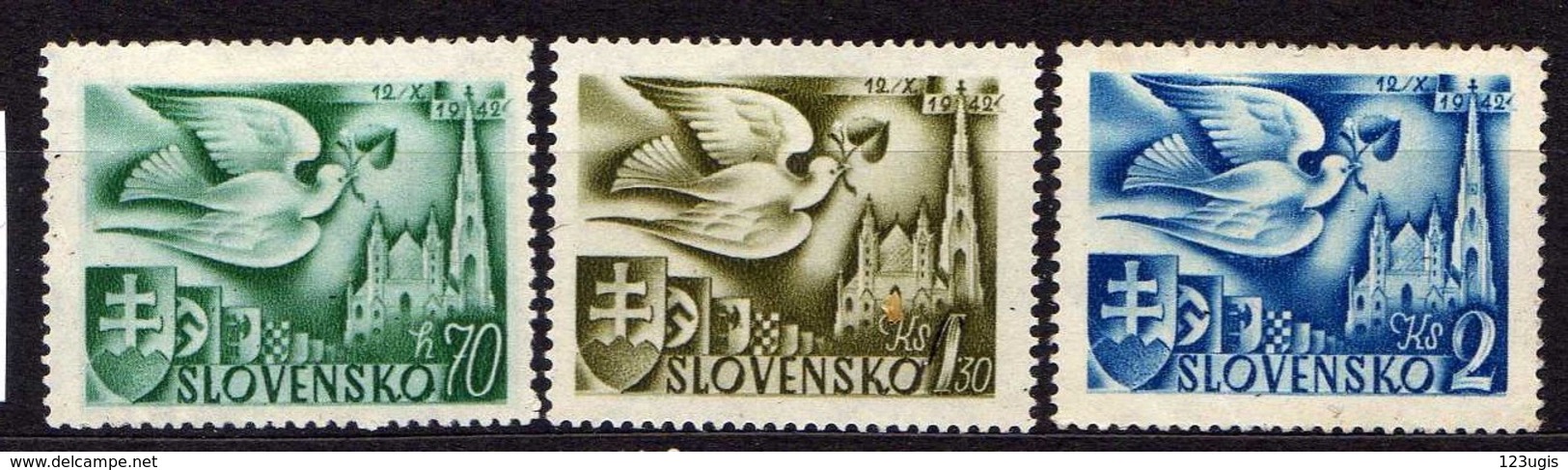 Slowakei / Slovakia, 1942, Mi 102-104 * [060419XXV] - Neufs