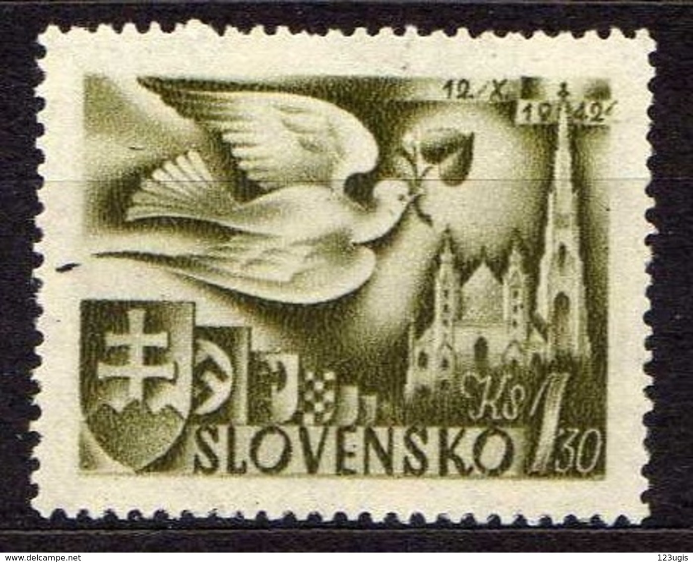 Slowakei / Slovakia, 1942, Mi 103 * [060419XXV] - Ungebraucht