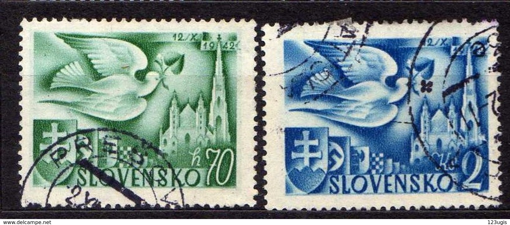 Slowakei / Slovakia, 1942, Mi 102; 104, Gestempelt  [060419XXV] - Used Stamps