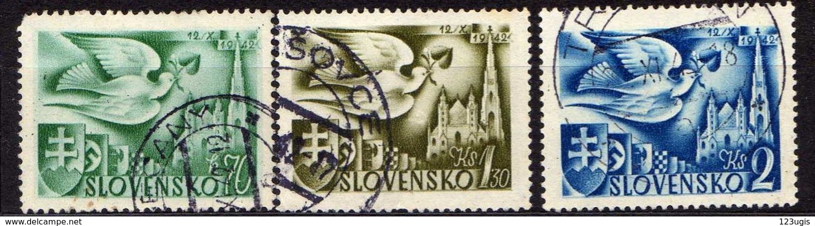 Slowakei / Slovakia, 1942, Mi 102-104, Gestempelt  [060419XXV] - Usados