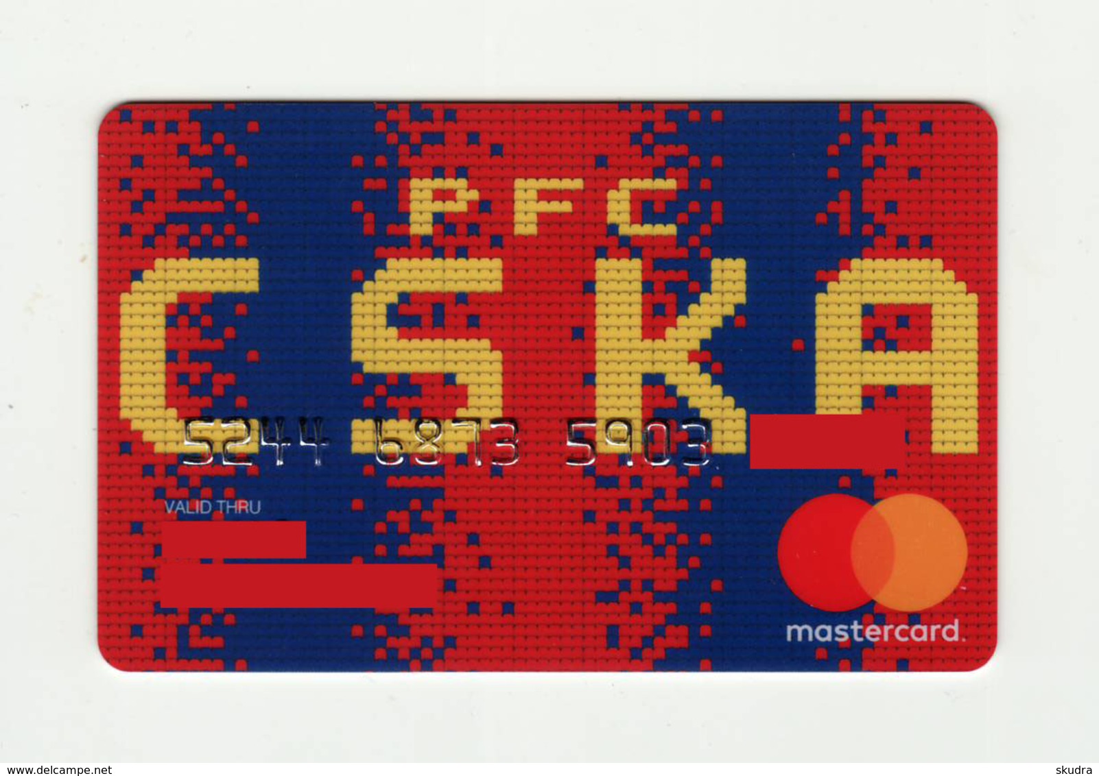 Tinkoff Bank RUSSIA Russian Football Club CSKA  MASTERCARD Expired - Cartes De Crédit (expiration Min. 10 Ans)