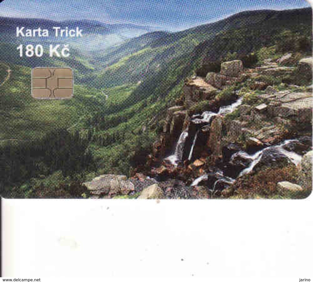 Czech Republic, Trick Card O2, Tirage 80 000, Gebraucht-oblitérée - Tsjechië