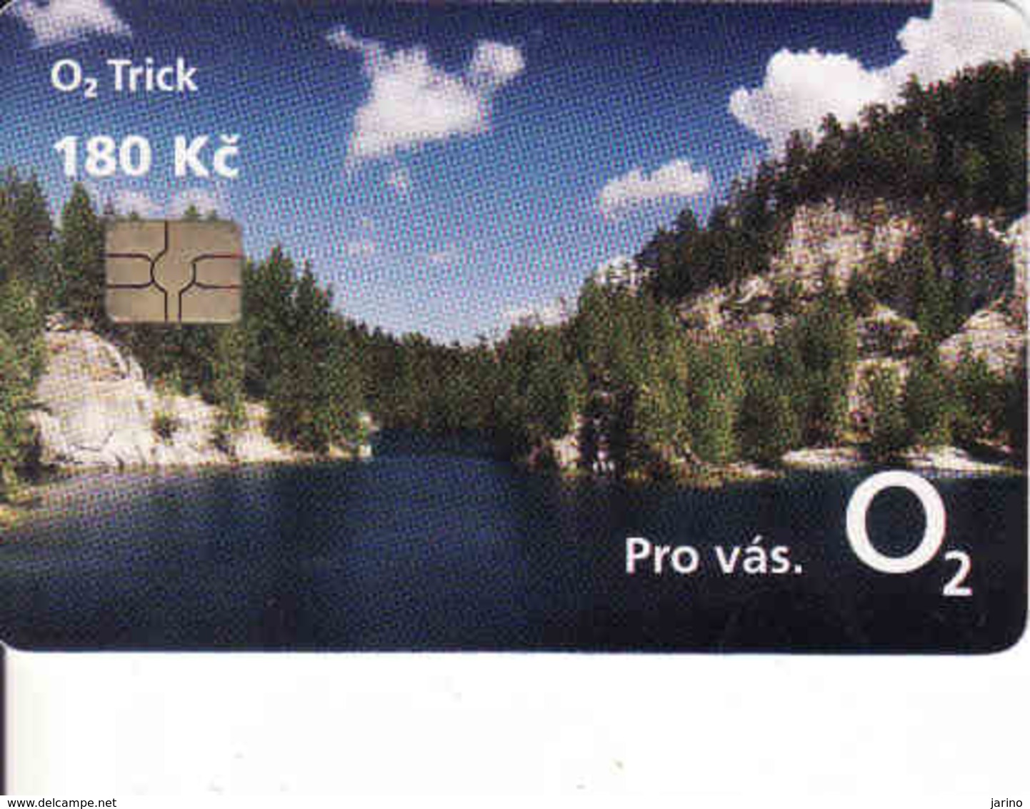 Czech Republic, Trick Card O2, Chip, Tirage 50 000, Gebraucht-oblitérée - Repubblica Ceca