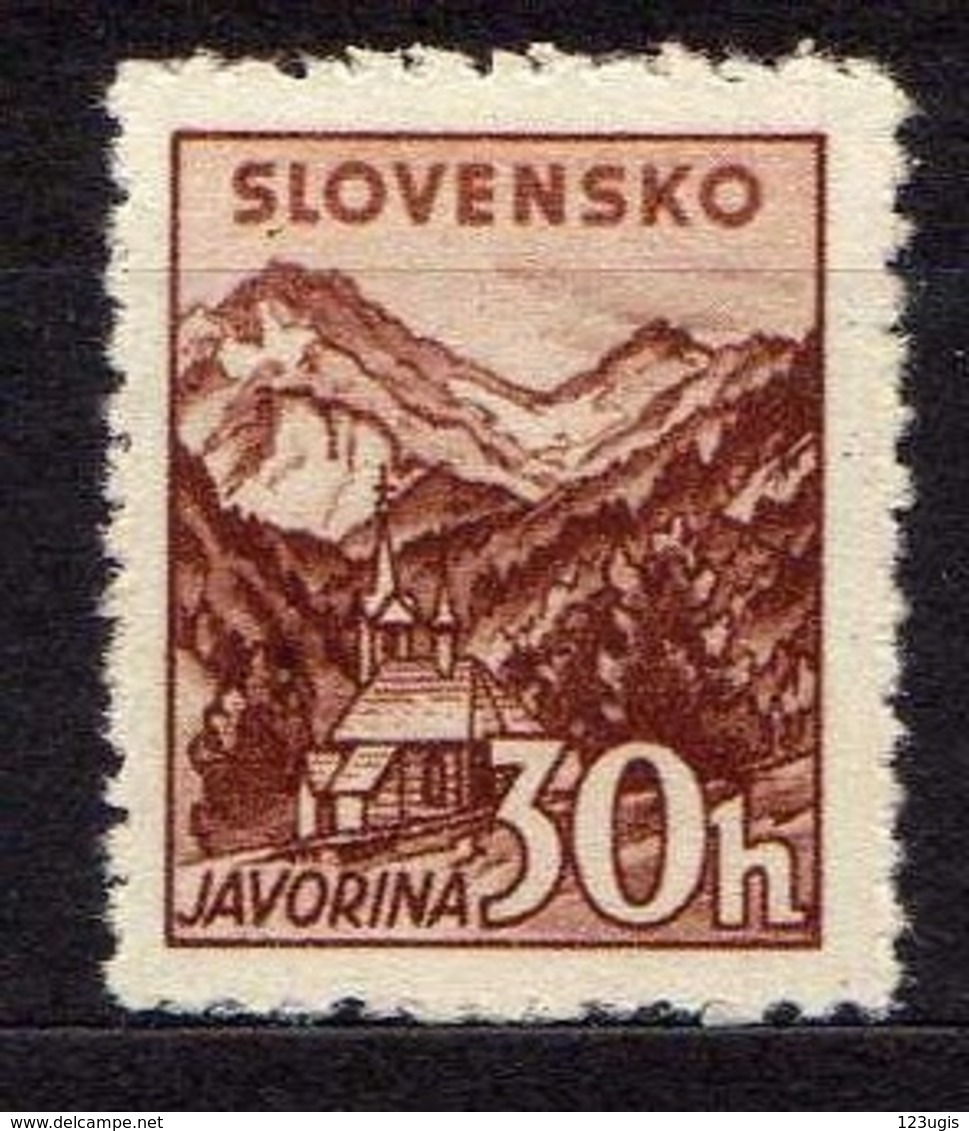 Slowakei / Slovakia, 1940/43, Mi 75 Y A * [060419XXV] - Ungebraucht