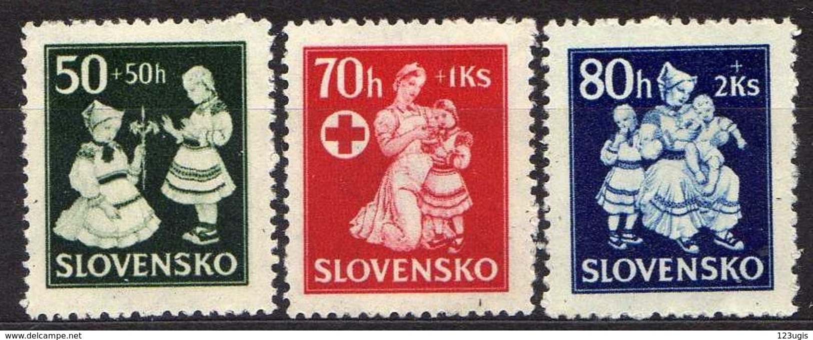 Slowakei / Slovakia, 1943, Mi 112-114 ** [060419XXV] - Nuovi