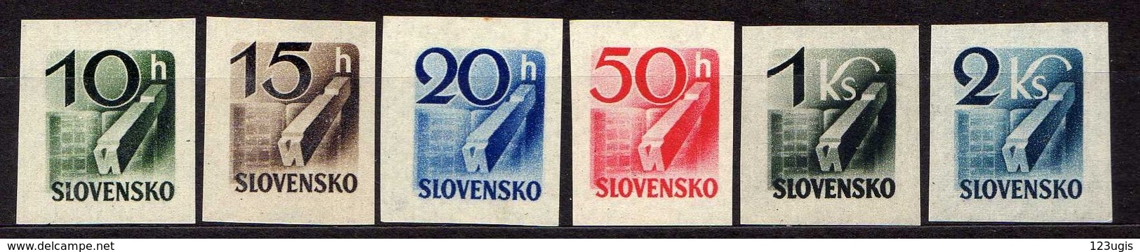 Slowakei / Slovakia, 1943, Mi 115-120 ** [060419XXV] - Unused Stamps