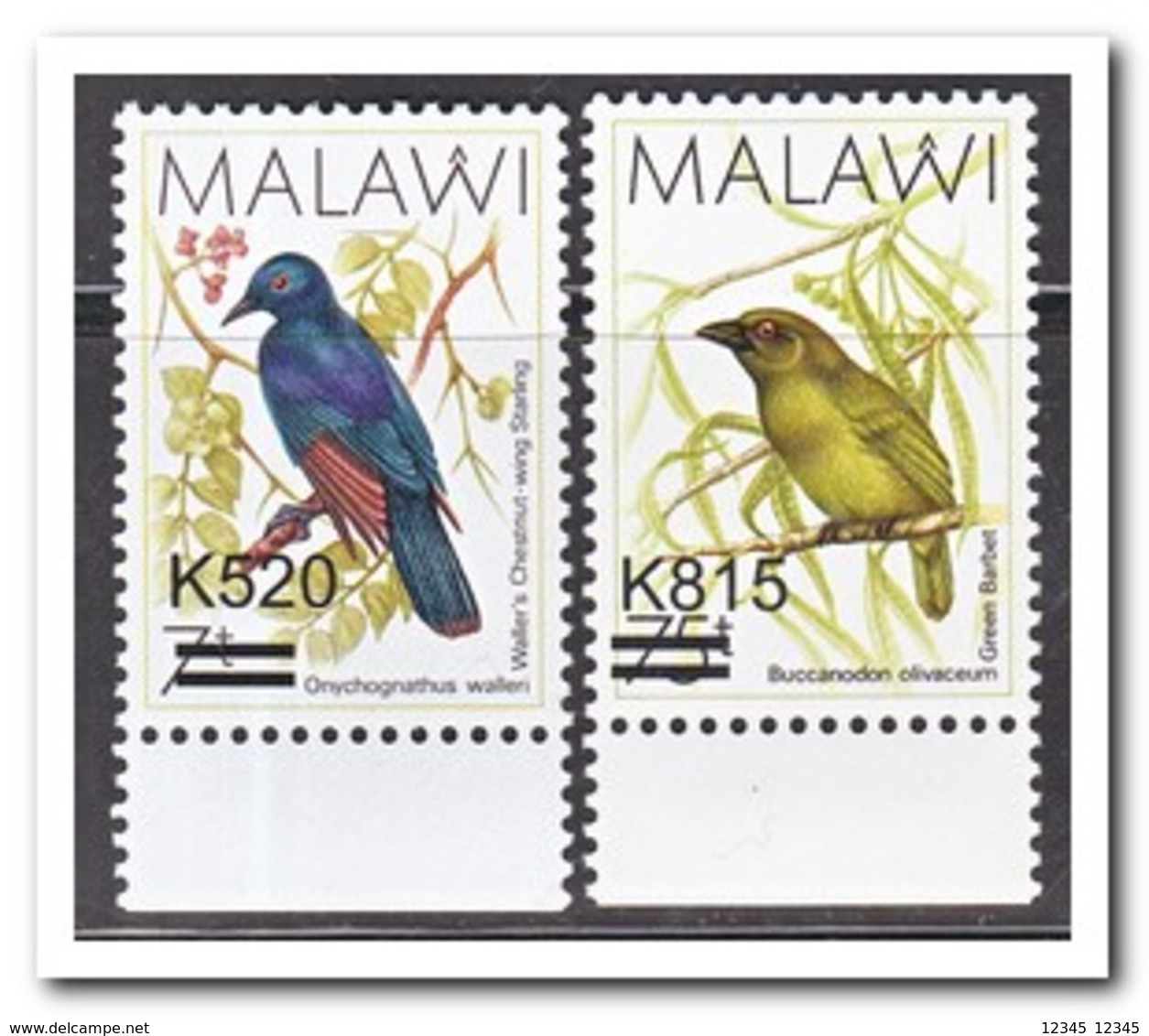 Malawi 2014, Postfris MNH, Birds Overprint - Malawi (1964-...)