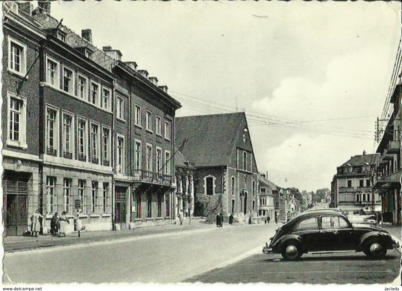 Eupen -- Rue De L'Hôtel De Ville Et Bâtiment De La Douane.    (2 Scans) - Eupen