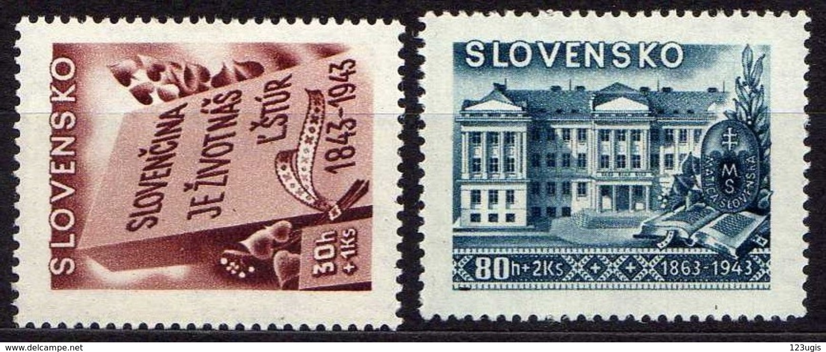 Slowakei / Slovakia, 1943, Mi 128; 130 * [060419XXV] - Ungebraucht