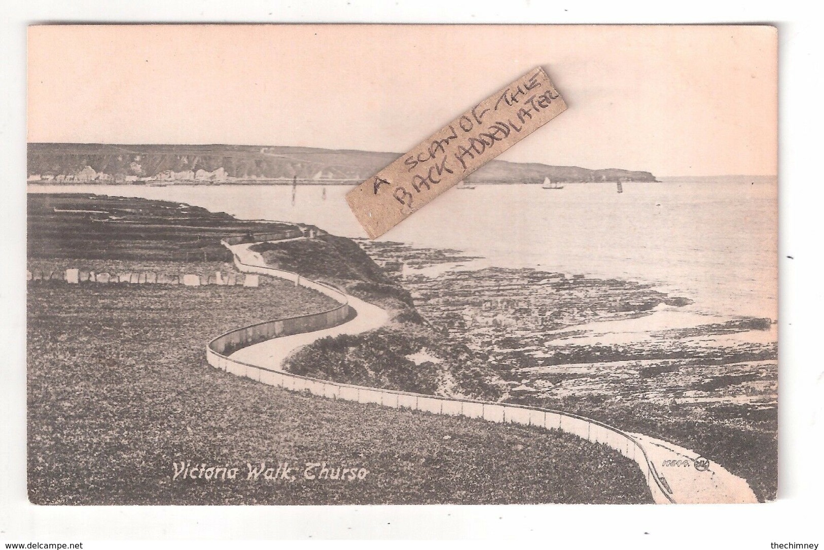 THURSO VICTORIA WALK CAITHNESS UNUSED EARLY VALENTINES POSTCARD CAITHNESS - Caithness