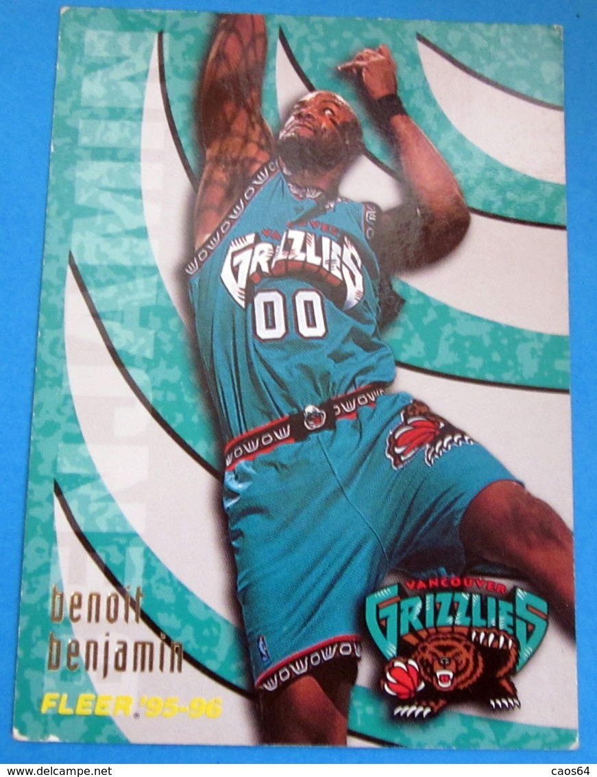 BENOIT BENJAMIN CARDS NBA FLEER 95-96 N 341 GRIZZLIES - Otros & Sin Clasificación