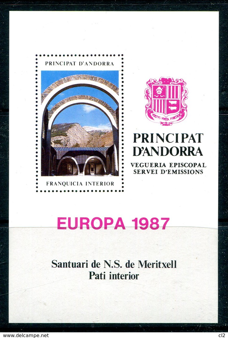 ANDORRE - Viguerie épiscopale - BF Europa  1987 - Episcopal Viguerie