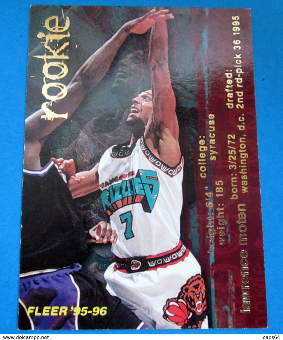 ROOKIE MOTEN CARDS NBA FLEER 95-96 N 369 GRIZZLIES - Otros & Sin Clasificación