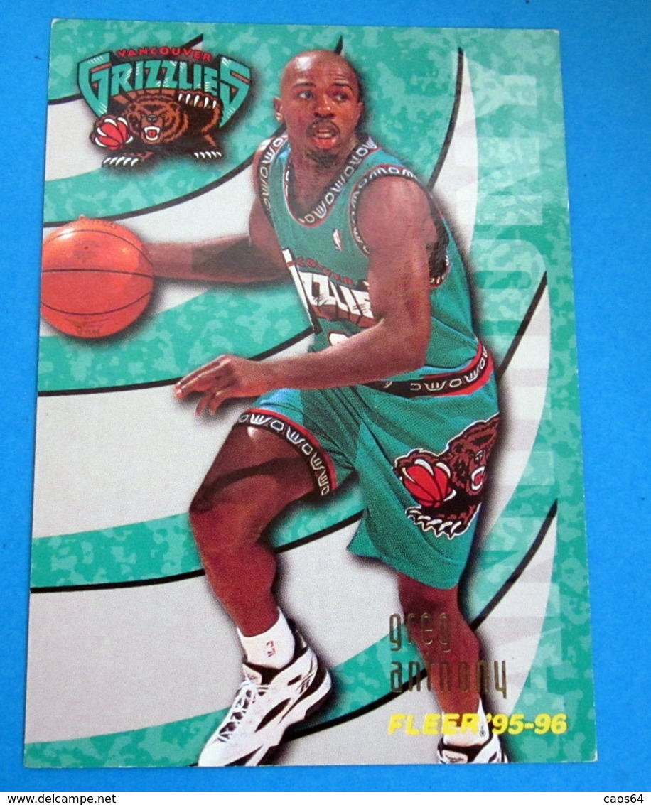 GREG ANTHONY CARDS NBA FLEER 95-96 N 340 GRIZZLIES - Autres & Non Classés