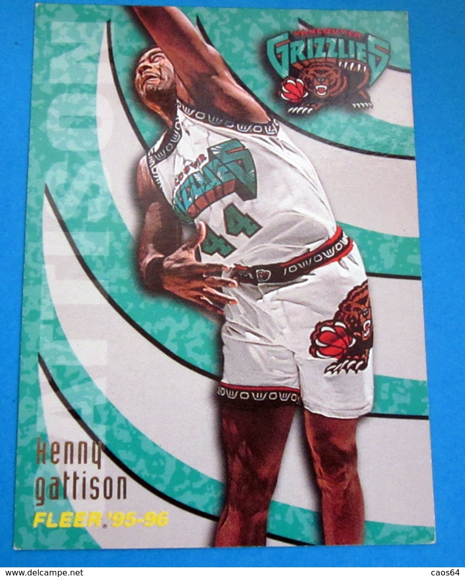 KENNY GATTISON CARDS NBA FLEER 95-96 N 343 GRIZZLIES - Sonstige & Ohne Zuordnung