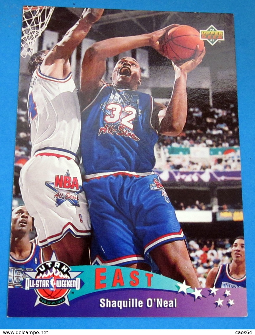 SHAQUILLE O'NEAL CARDS NBA FLEER 1993 N 4 ALL-STAR WEEKEND - Altri & Non Classificati