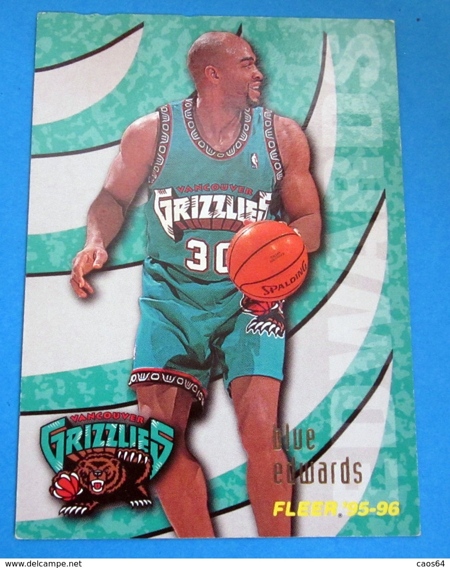 BLUE EDWARDS CARDS NBA FLEER 1996 N 342 GRIZZLIES - Altri & Non Classificati