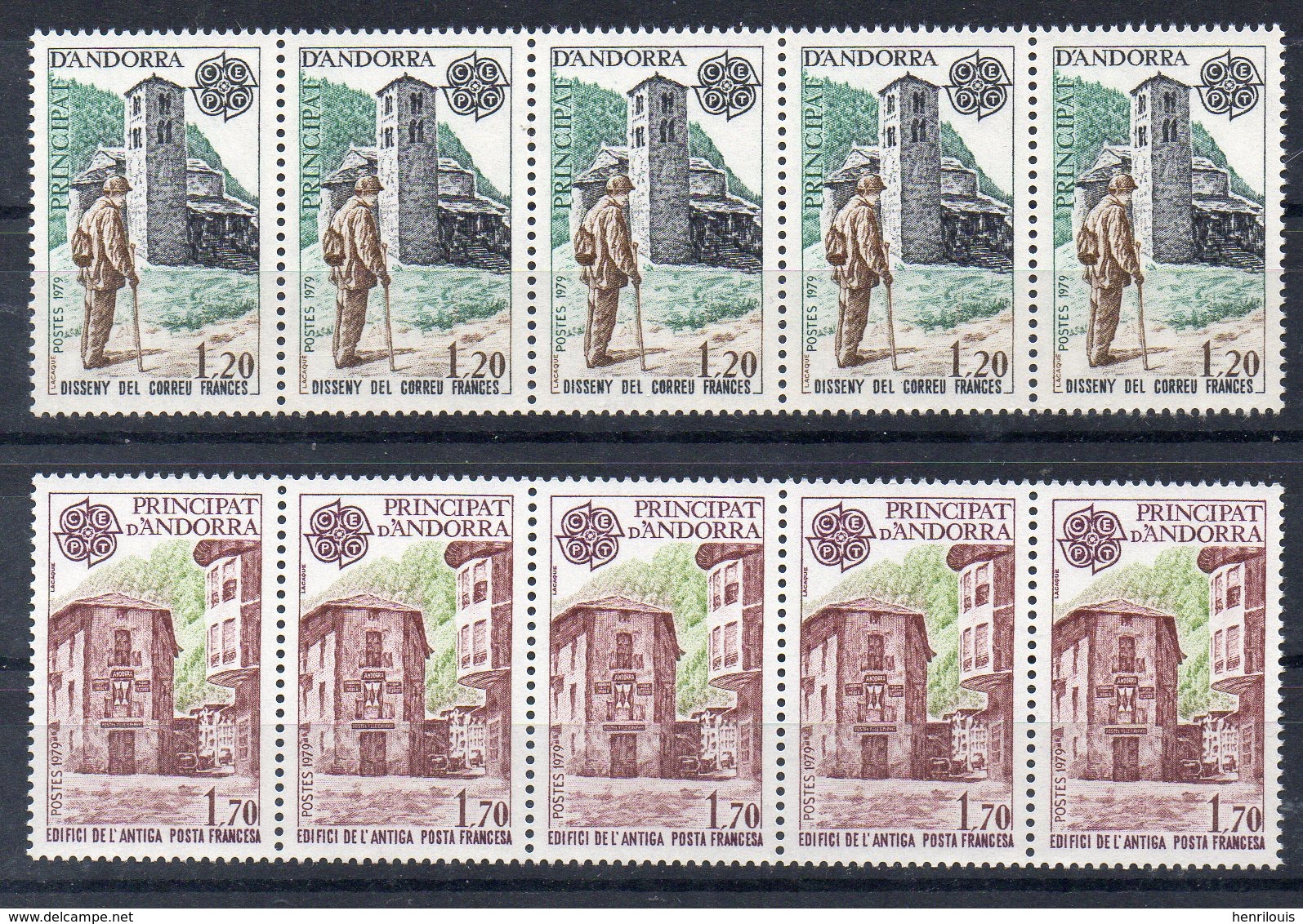 ANDORRE Français  Timbres Neufs ** De 1979    ( Ref 6306 )  EUROPA - Unused Stamps