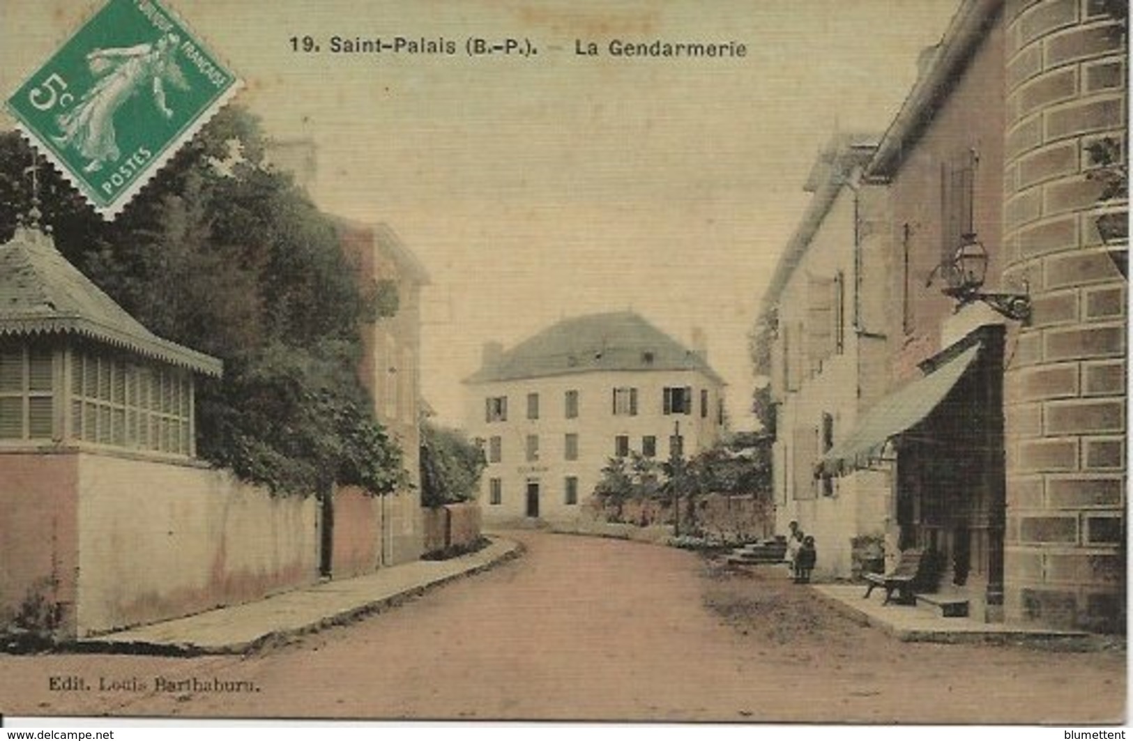 CPA 19 - La Gendarmerie SAINT-PALAIS 64 - Saint Palais