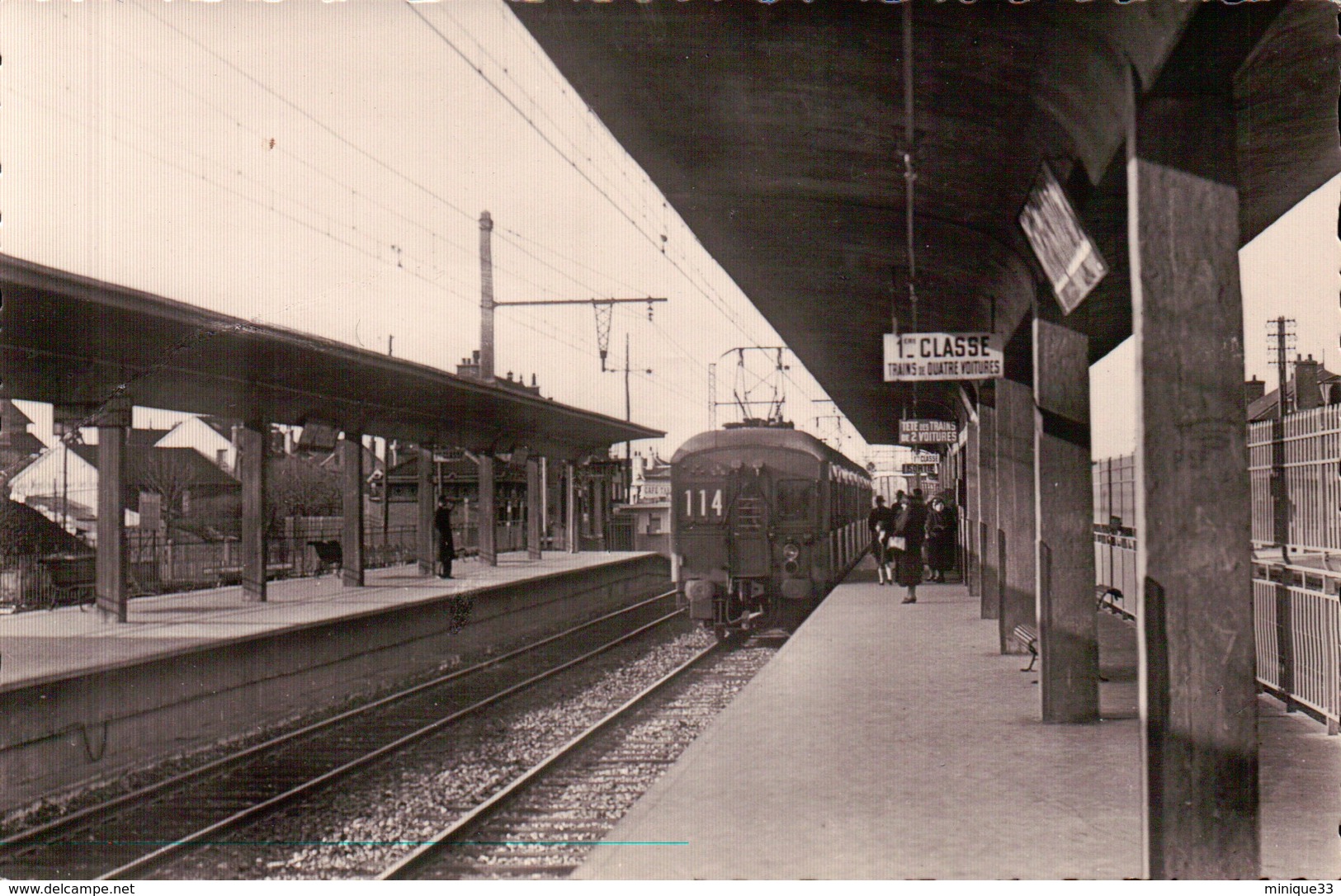 MASSY-VERRIERES. QUAI DE LA GARE. CPSM FORMAT CPA. ANIMEE. - Massy