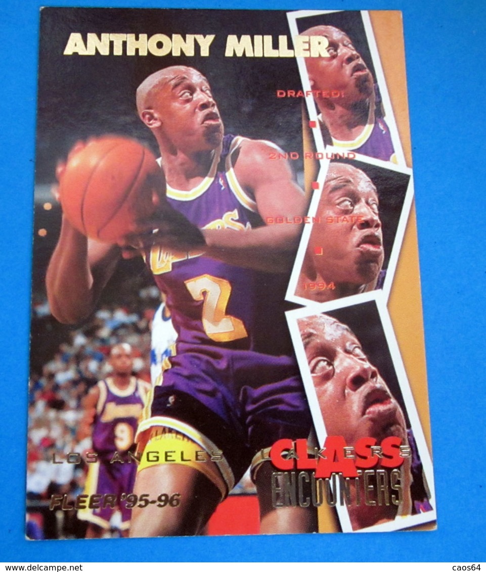 ANTHONY MILLER  CARDS NBA FLEER 1996 N 437 CLASS ENCOUNTERS - Altri & Non Classificati
