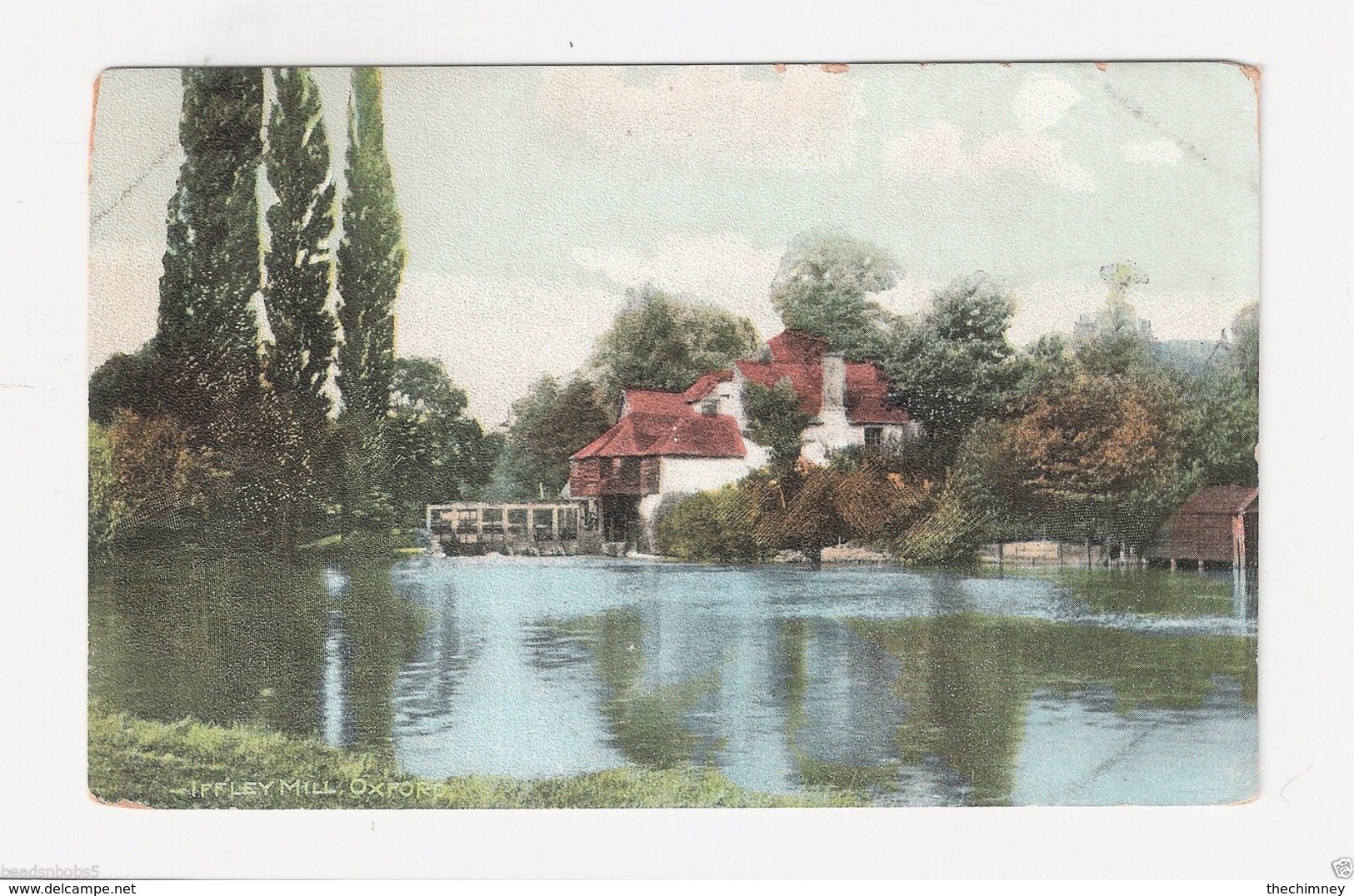 PRETTY POSTCARD PAINTING OF IFFLEY MILL Nr OXFORD UNUSED DAINTY SERIES - Otros & Sin Clasificación