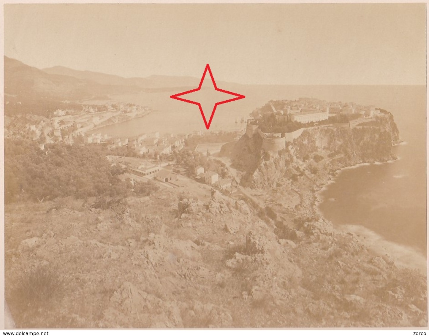 MONACO Lot De 3 Photos Prisent Vers 1895. - Monte-Carlo