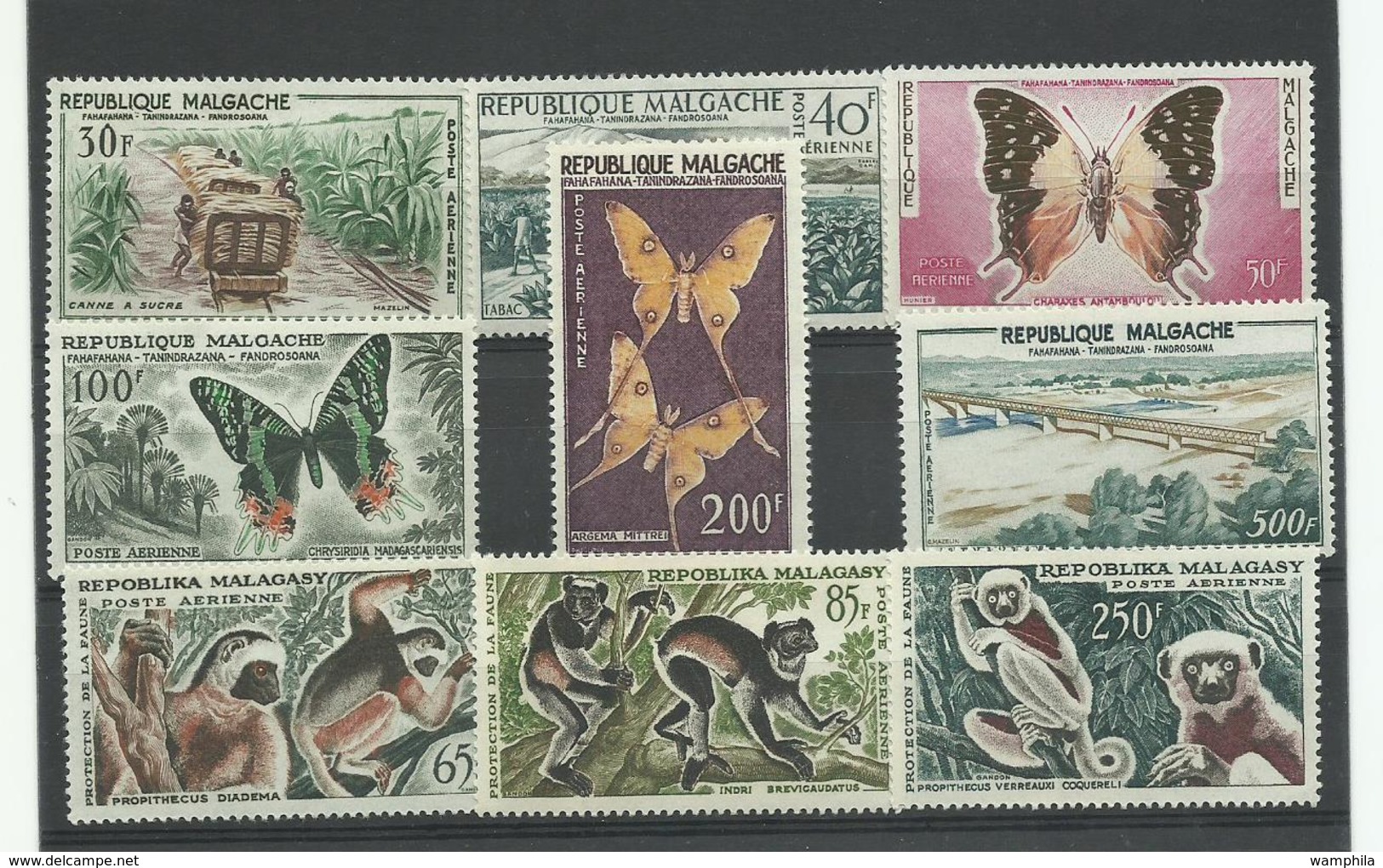 Madagascar, Lot P.A. Neufs**, Voir Description, Cote YT 67€ - Madagascar (1960-...)