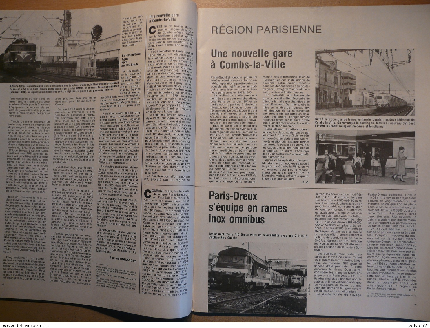 Vie Du Rail 1792 1981 Bollwiller Gare De Metz Histoire Monument Bassin De Rhénan Aillrvillers - Trains