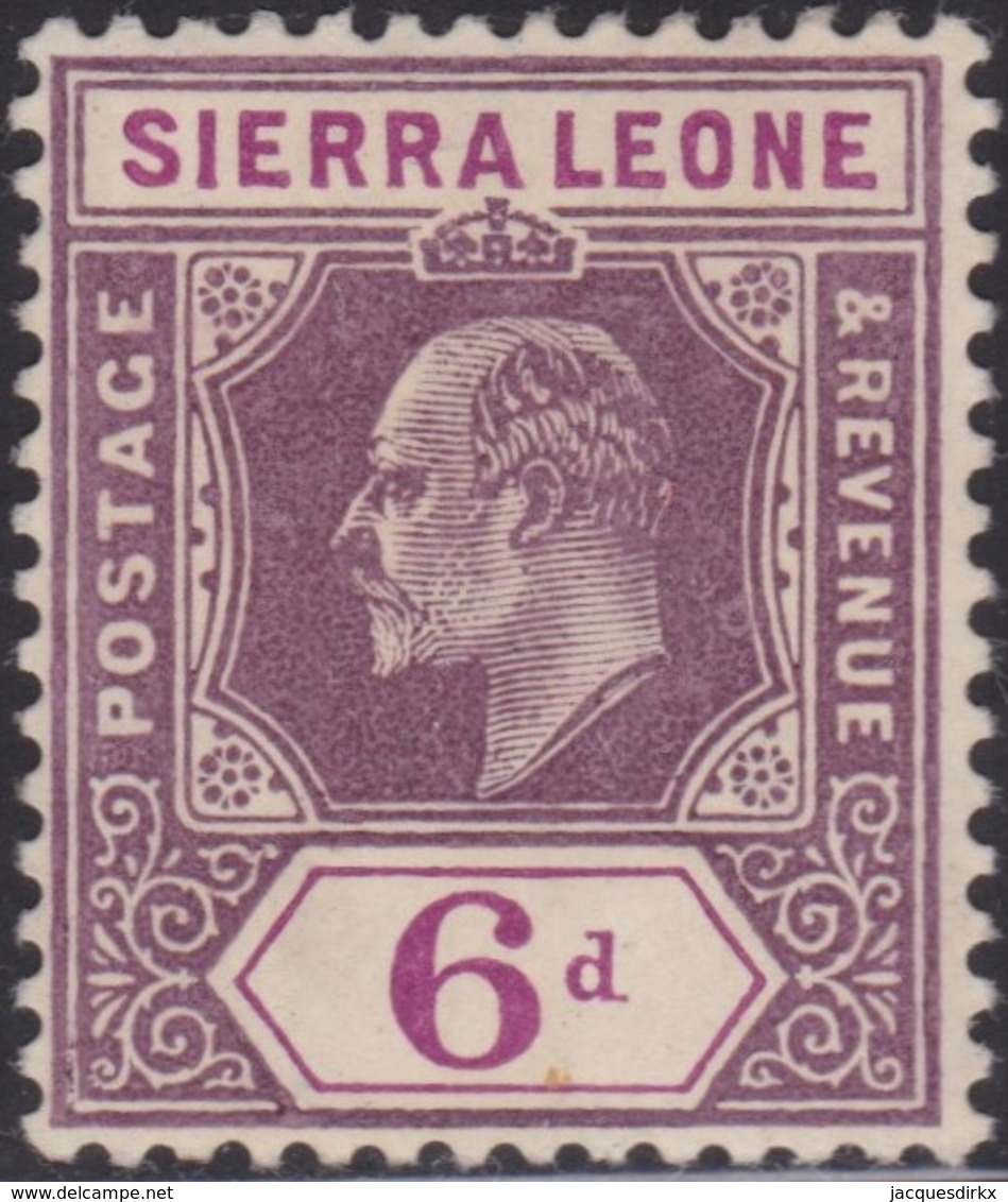 Sierra  Leone   .   SG  .    107       .   *      .    Mint-hinged         .   /    .    Ongebruikt - Sierra Leone (...-1960)