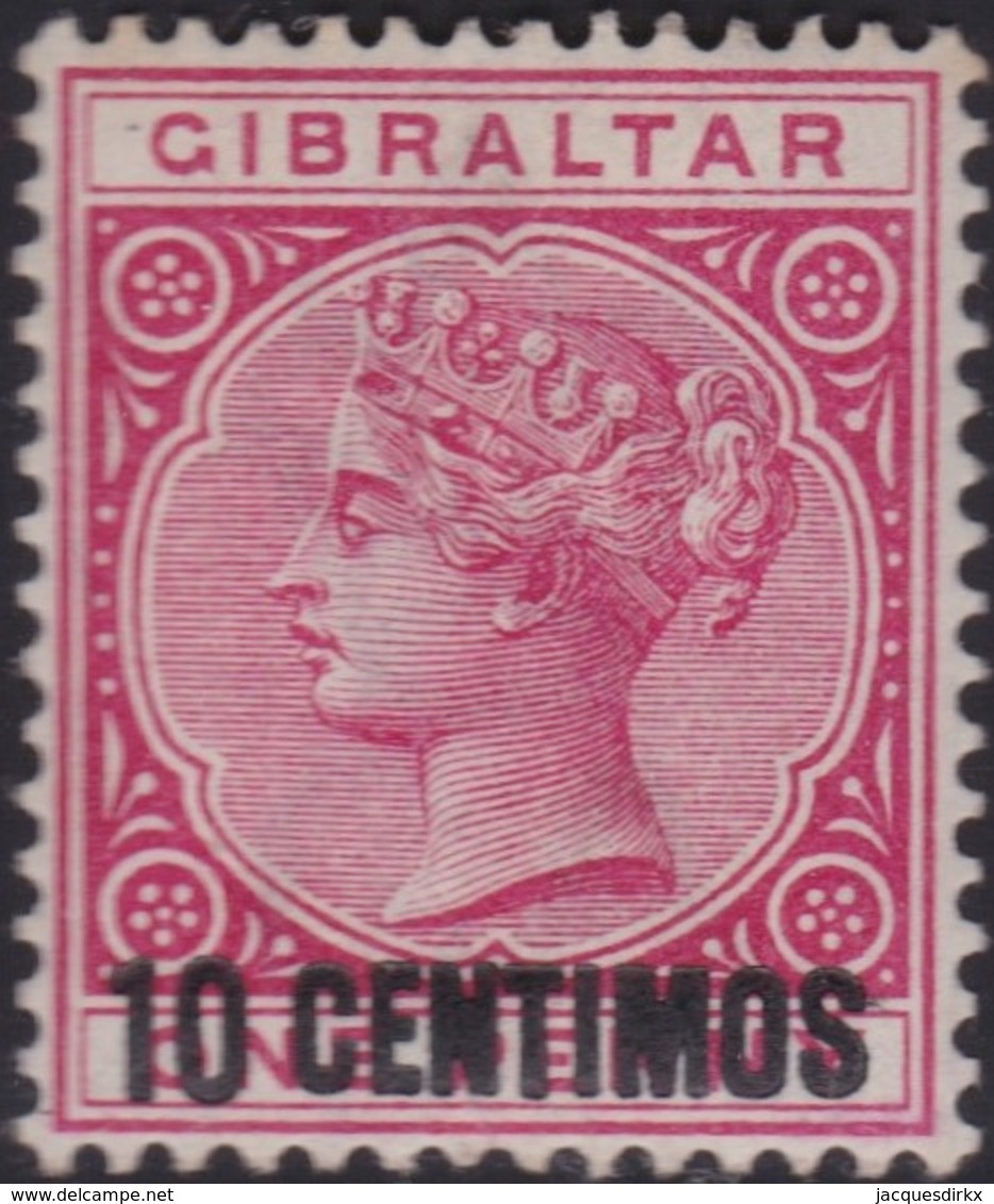 Gibraltar    .   SG  .    16      .   *        .    Mint-hinged       .   /    .   Ongebruikt - Gibraltar