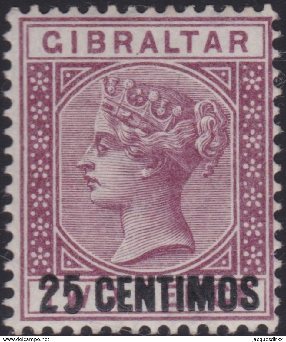 Gibraltar    .   SG  .    17a      .   *        .    Mint-hinged       .   /    .   Ongebruikt - Gibraltar