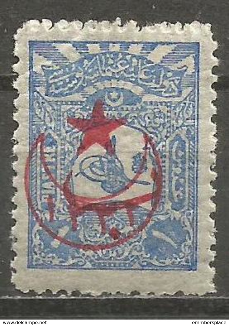 Turkey - 1916 External Post Overprint 1pi  MH *    Mi 439   Sc 389 - Nuovi