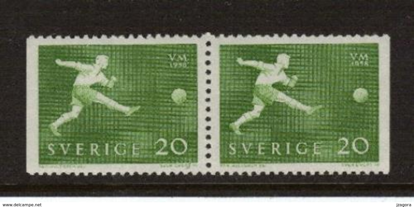 SOCCER FOOTBALL WORLD CHAMPIONSHIP - MUNDIAL 1958 - SWEDEN SCHWEDEN SUEDE MI 439 Dl\Dr MNH - 1958 – Svezia