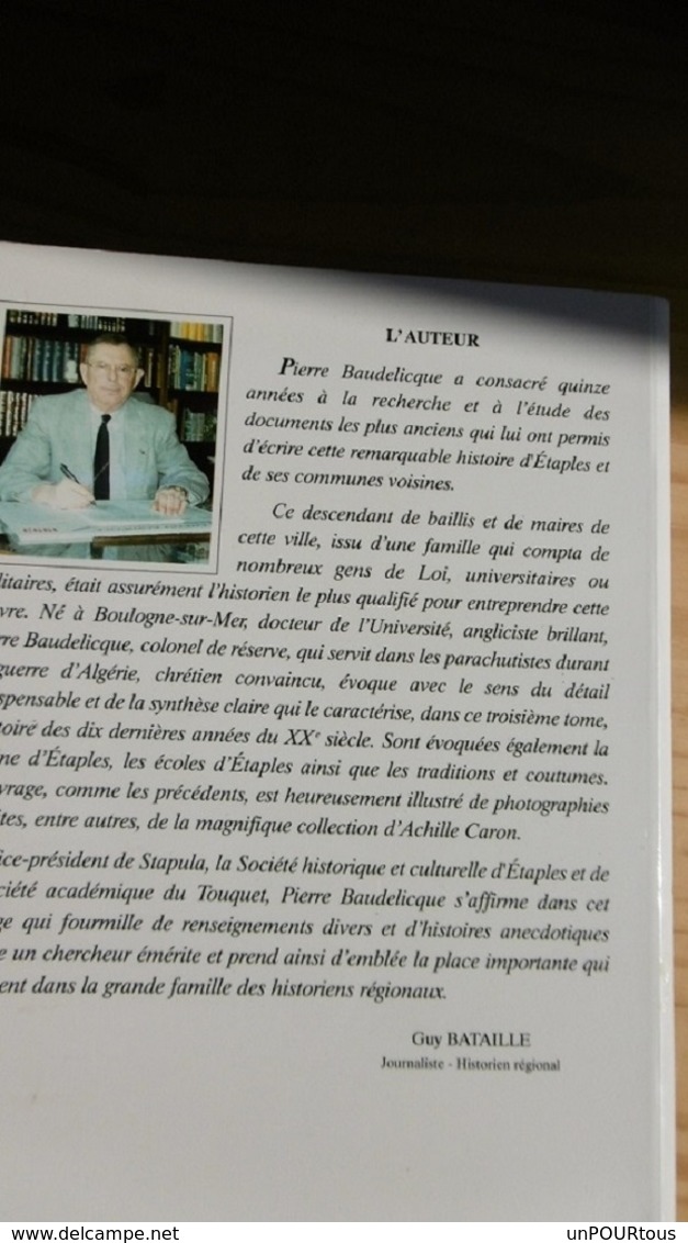 L'histoire D'étaples.tome-3 - Picardie - Nord-Pas-de-Calais