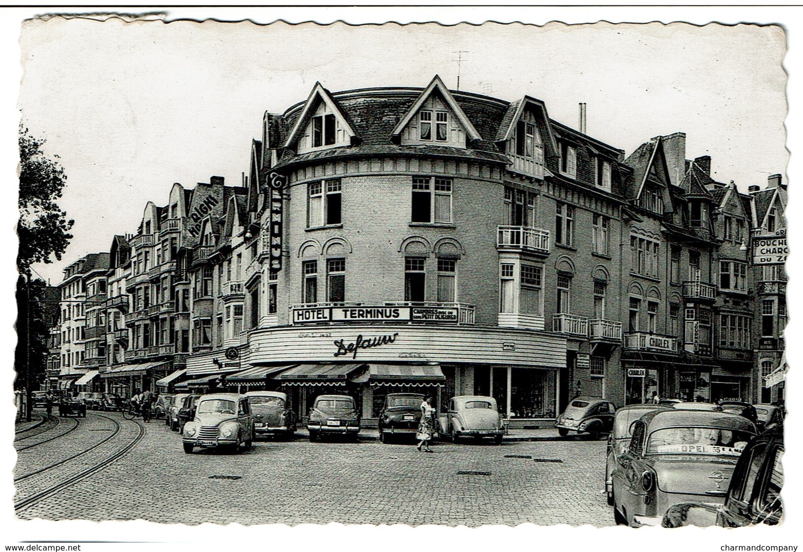 Knokke-Zoute - Avenue Du Littoral / Kustlaan - Hôtel Terminus - 1961 - Edit. Thill N° 90 - 2 Scans - Knokke