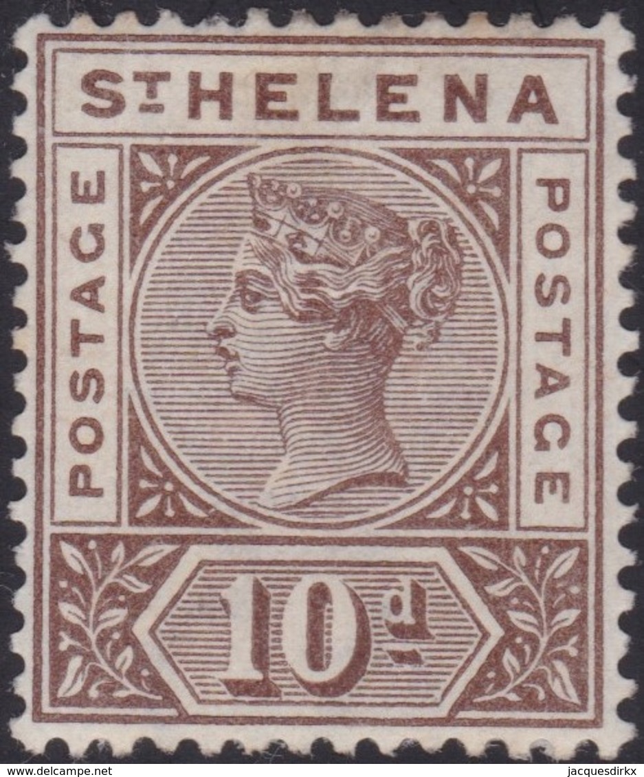 St Helena     .   SG     .    52   .   *       .     Mint-hinged   .   /    .  Ongebruikt - Sint-Helena