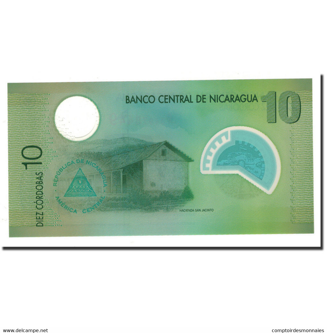 Billet, Nicaragua, 10 Cordobas, 2012, KM:201, NEUF - Nicaragua