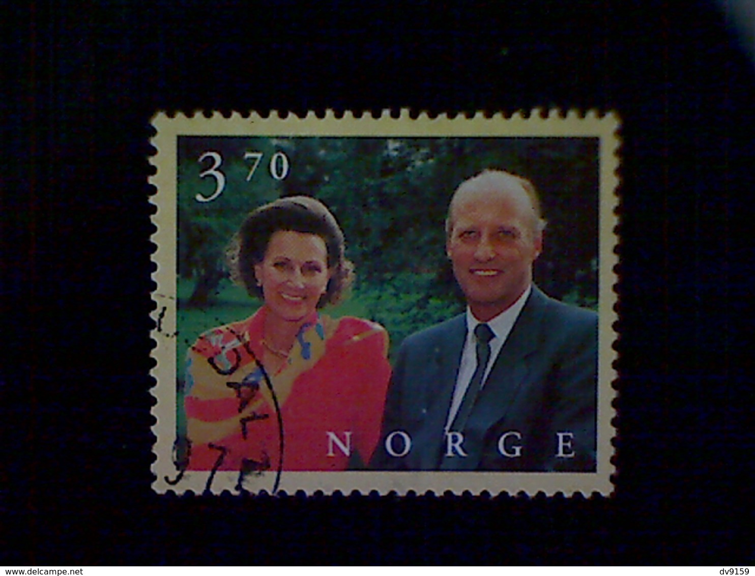 Norway (Norge), Scott #1158, Used (o), 1997, King And Queen, 3.70k, Multicolored - Used Stamps