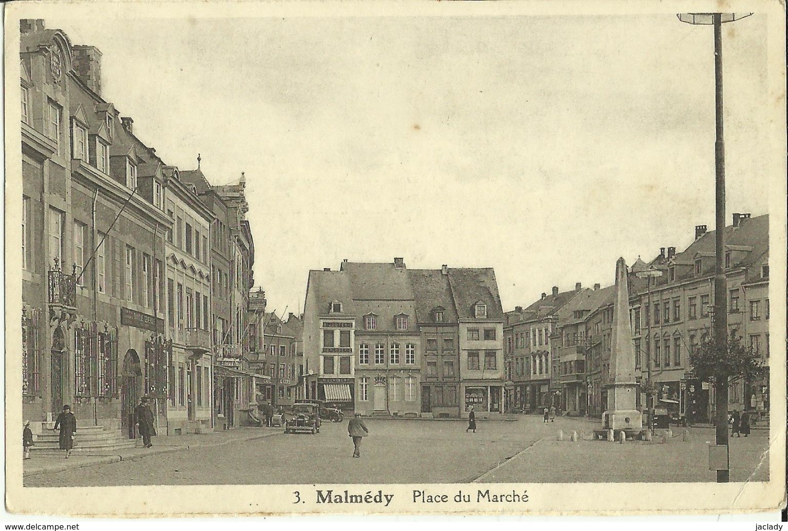 Malmédy -- Place Du Marché.  ( 2 Scans ) - Malmedy