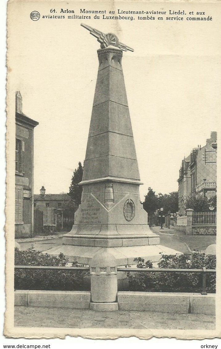 64 Arlon  Monument Au Lieutenant Aviateur - Aarlen