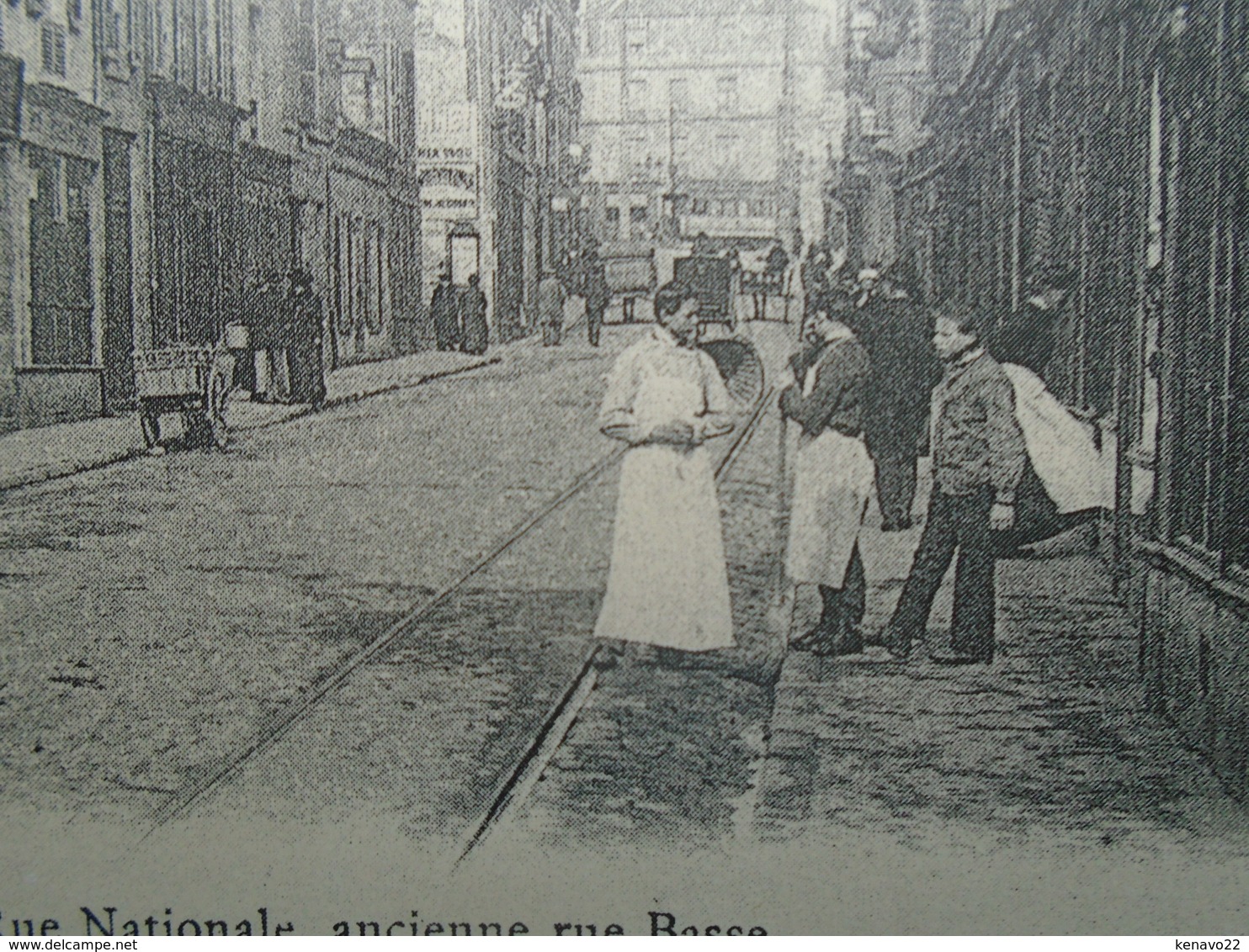 Cartes D'autrefois , Le Mans , Rue Nationale , Ancienne Rue Basse "" Carte Animée "" - Le Mans