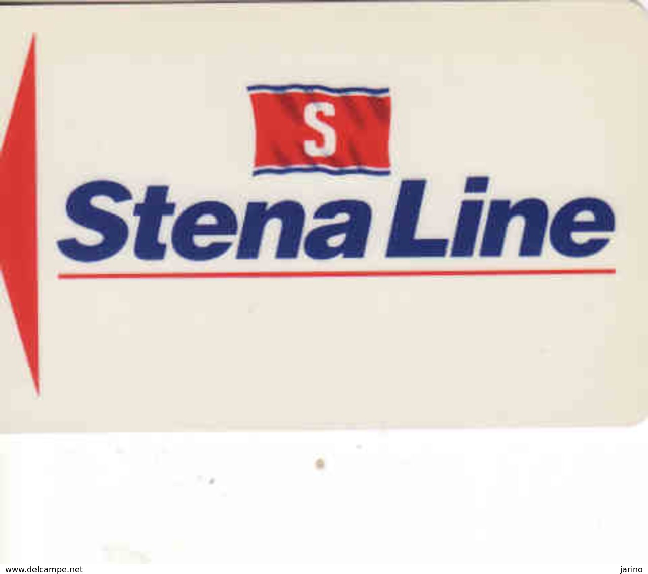 Sweden, Transport Magnetic Card Stena Line, Ship Transportation Tifany Nightclub With Casino, Library - Moteurs