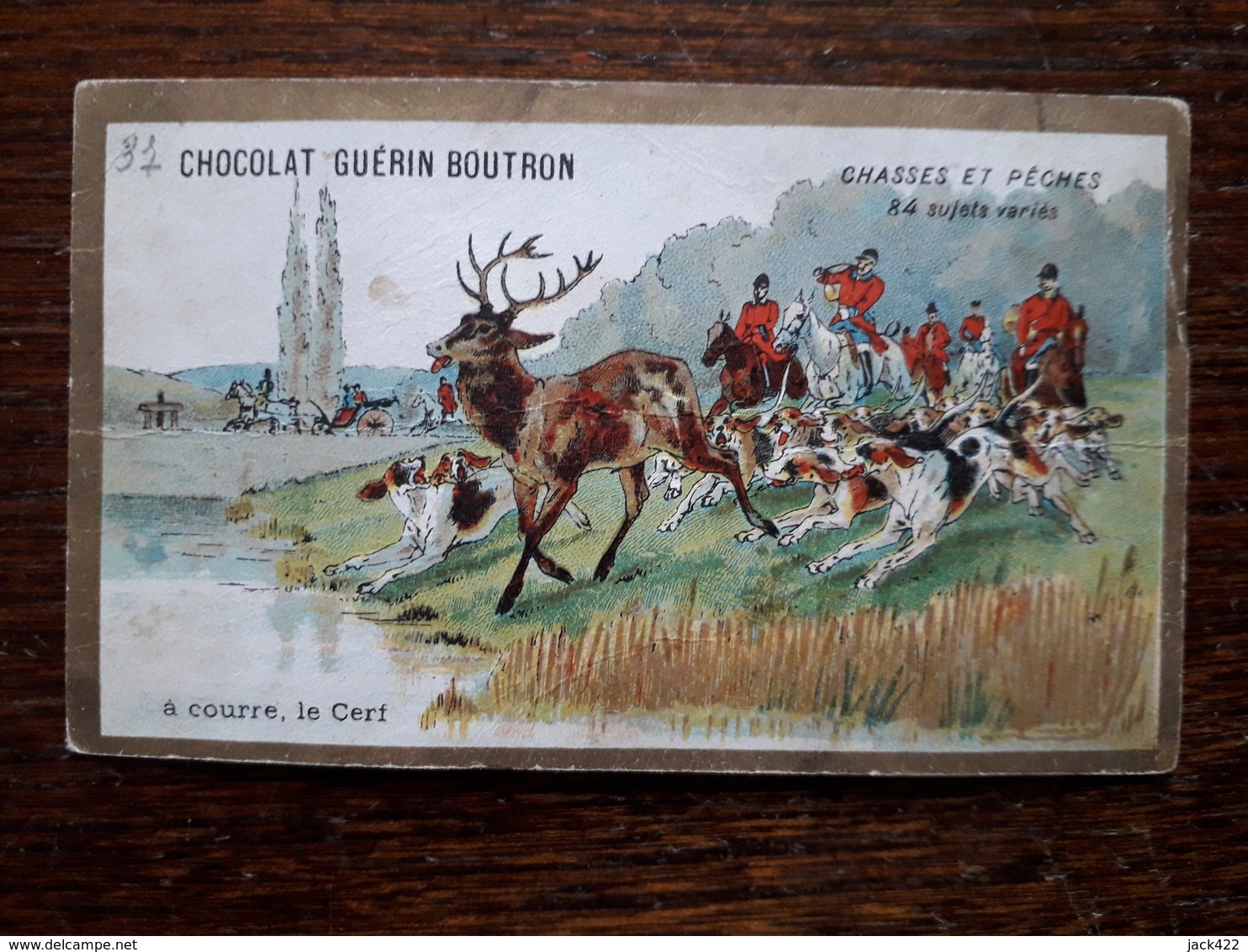 L16/70 Chromo. Chocolat Guerin Boutron. Chasses Et Pêches - Guerin Boutron