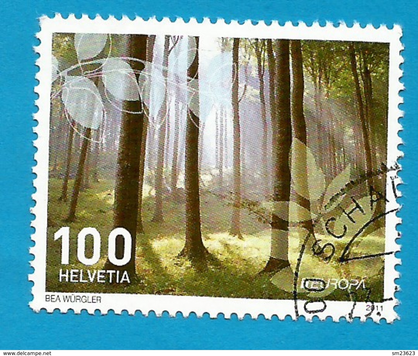 Schweiz / Helvetia  2011  Mi.Nr. 405 / 406 , EUROPA CEPT - Der Wald - Gestempelt / Used / (o) - 2011