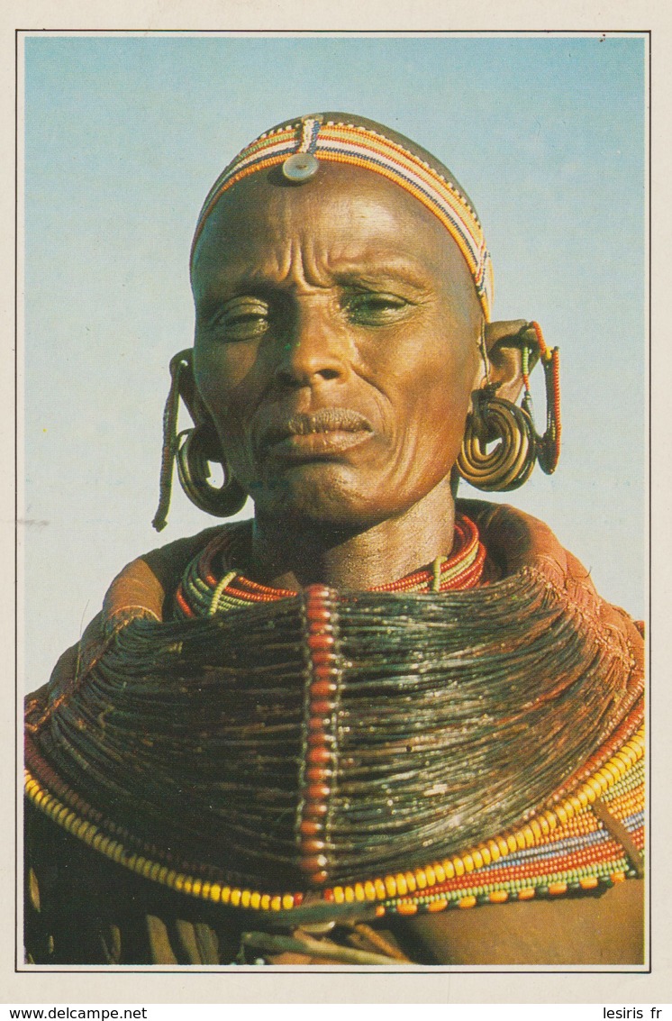 C.P. - PHOTO - KENYA - FEMME SAMBURU - 1988 - EDITO SERVICE - MICHEL ORIVEL - Kenia