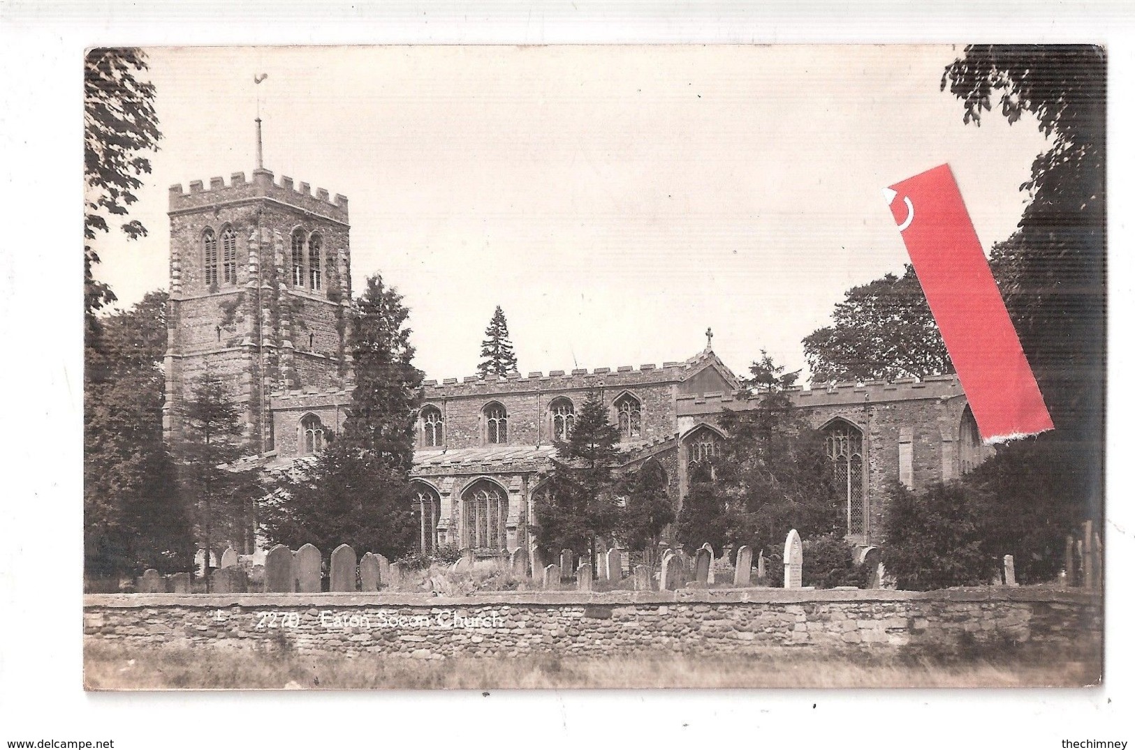 RP EATON SOCON CHURCH Nr St.NEOTS CAMBRIDGESHIRE X BEDFORDSHIRE H COATES WISBECH - Sonstige & Ohne Zuordnung